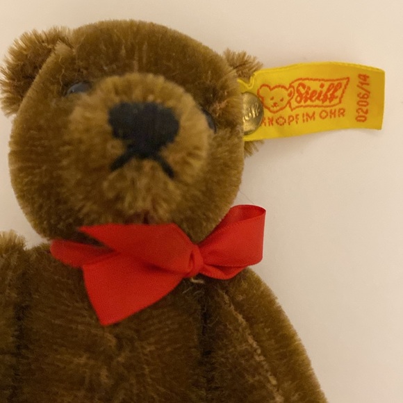 Steiff Brown 5” Jointed Mohair Bear - Picture 5 of 6